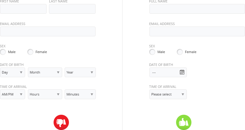 Web Form Design Web Form Design
