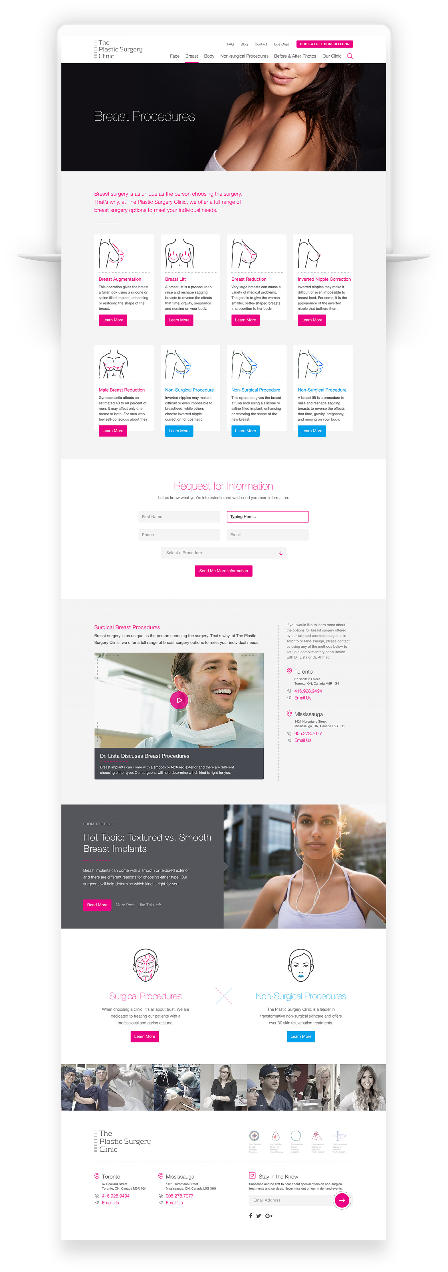 WordPress Web Design for Medical Clinic