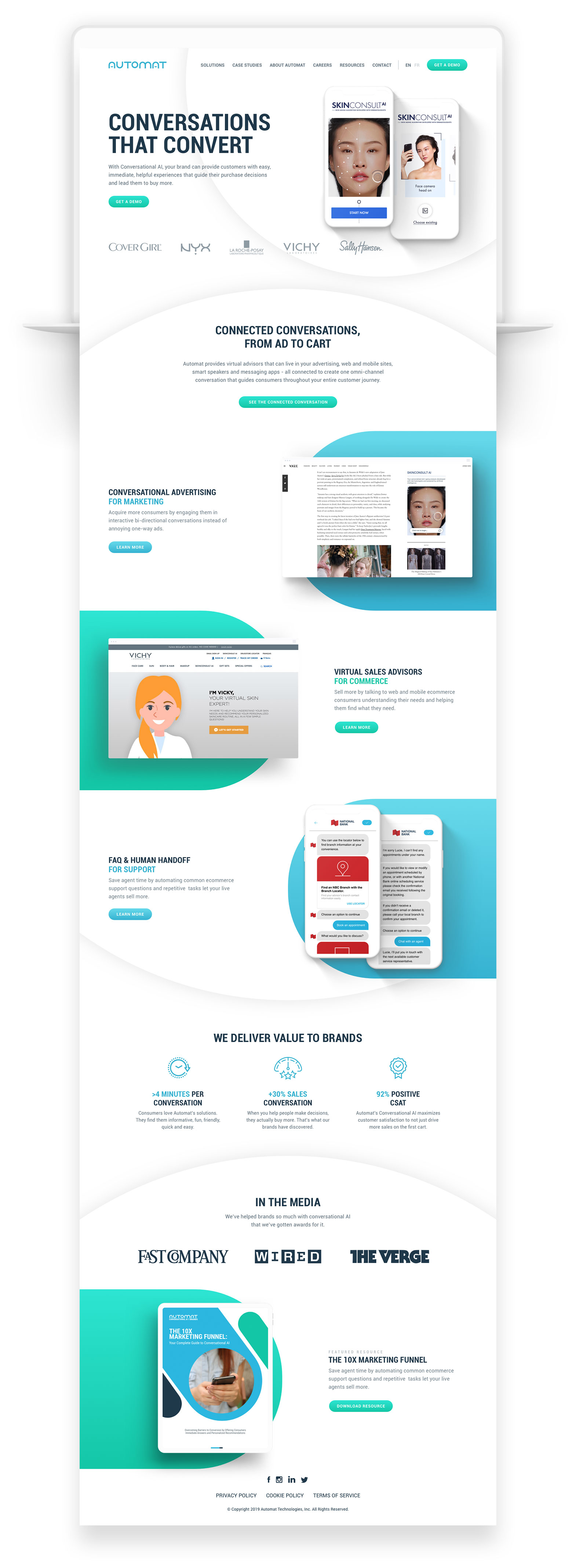 B2B Web Design for AI Companies - Automat AI