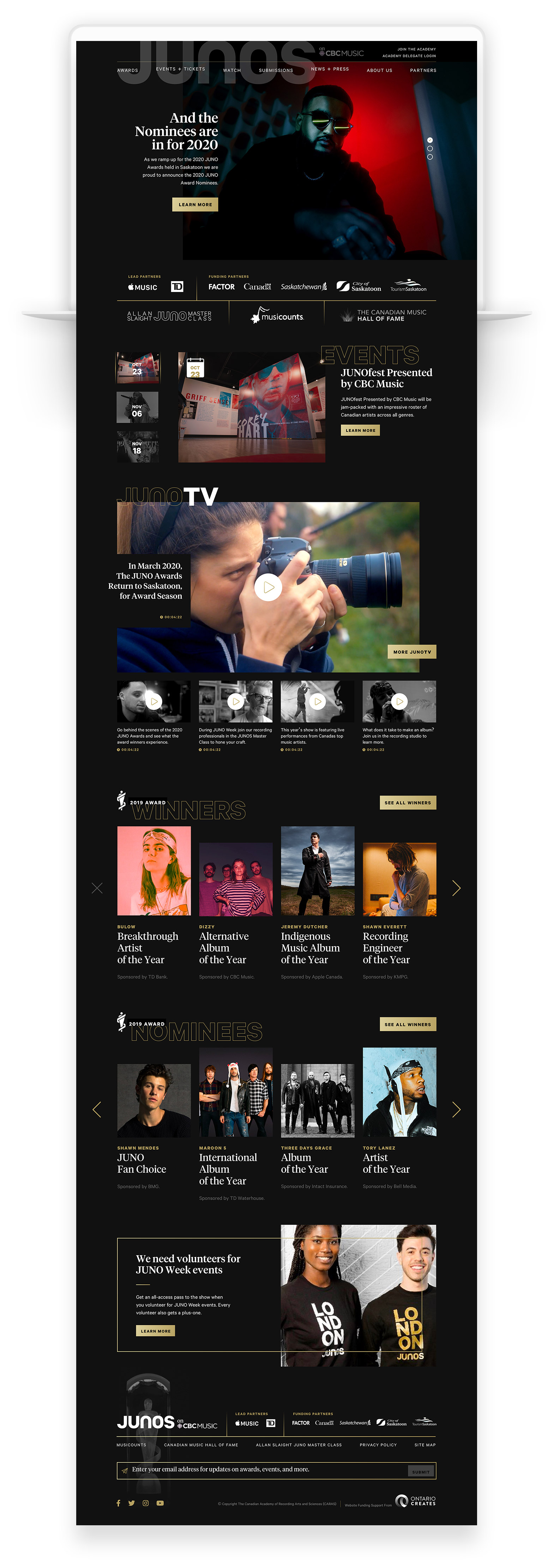 Custom WordPress Web Design for The JUNOS