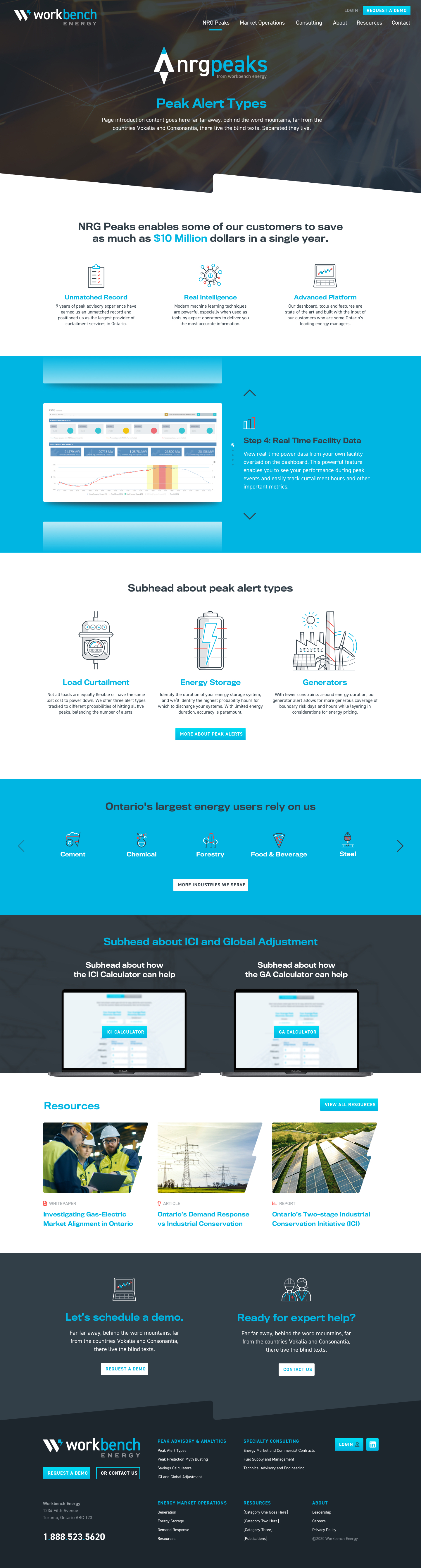 Web Design for Industrial Companies - Workbench Energy