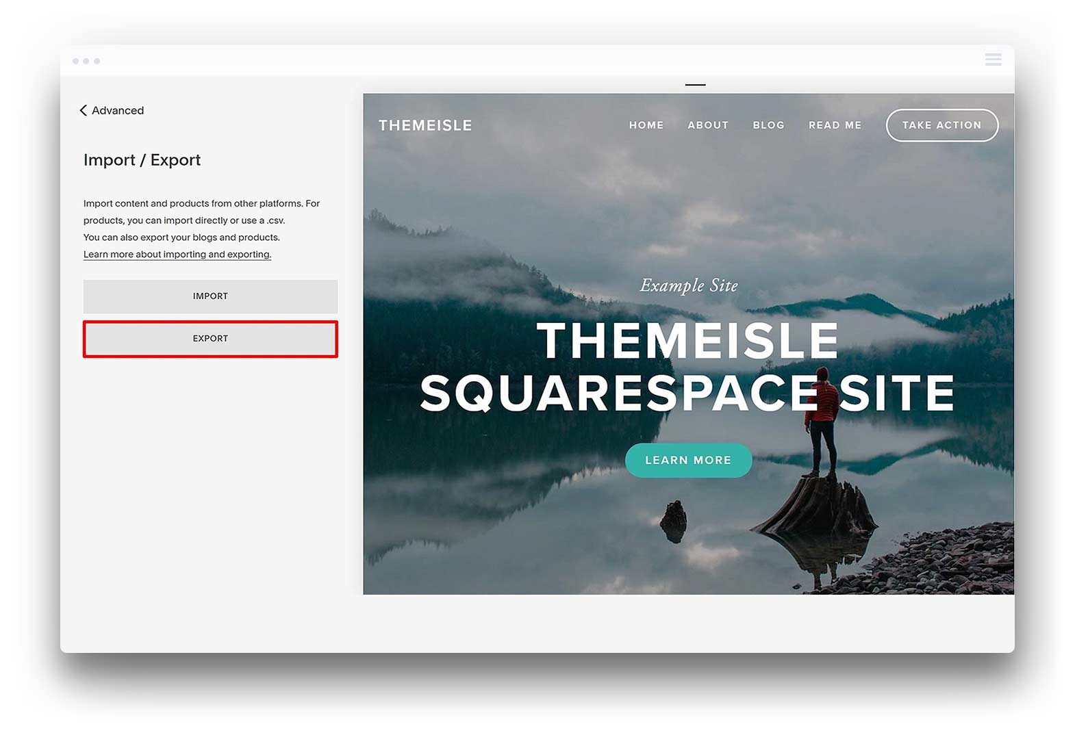 Export Your Squarespace Content