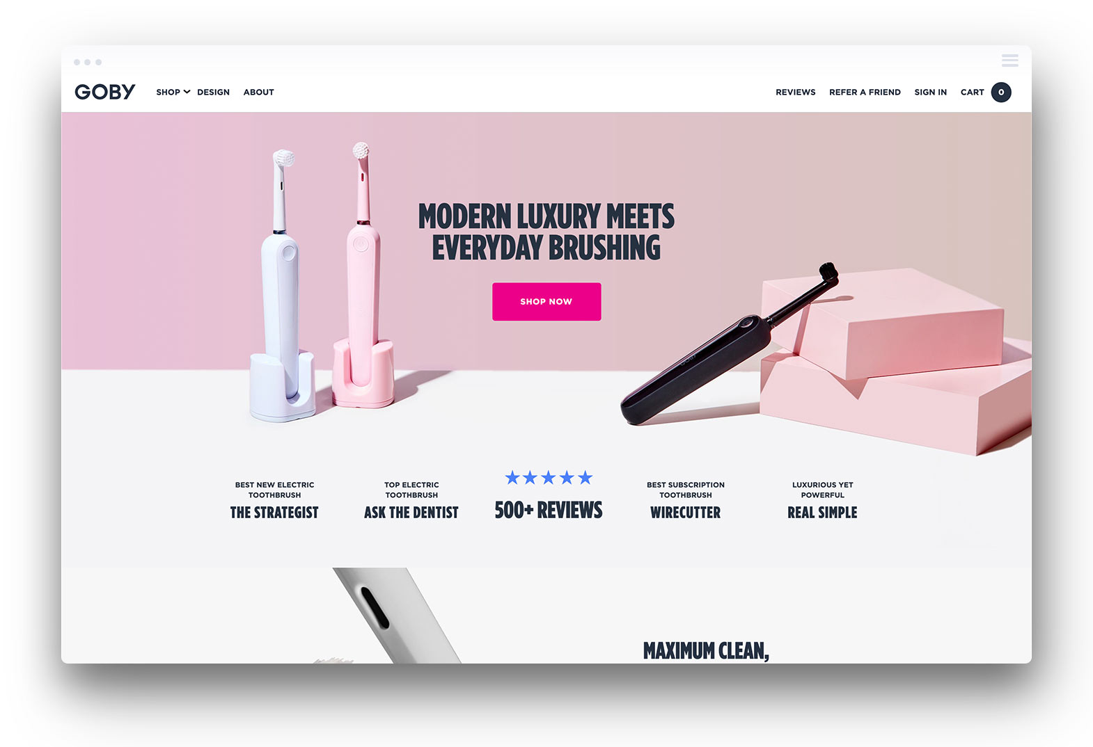 Landing Page Design Example