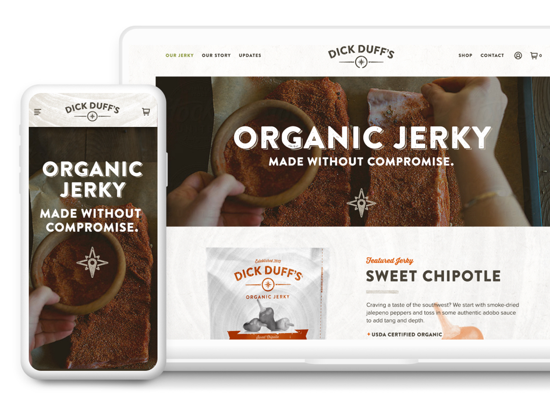 Dick Duff's eCommerce Website Design