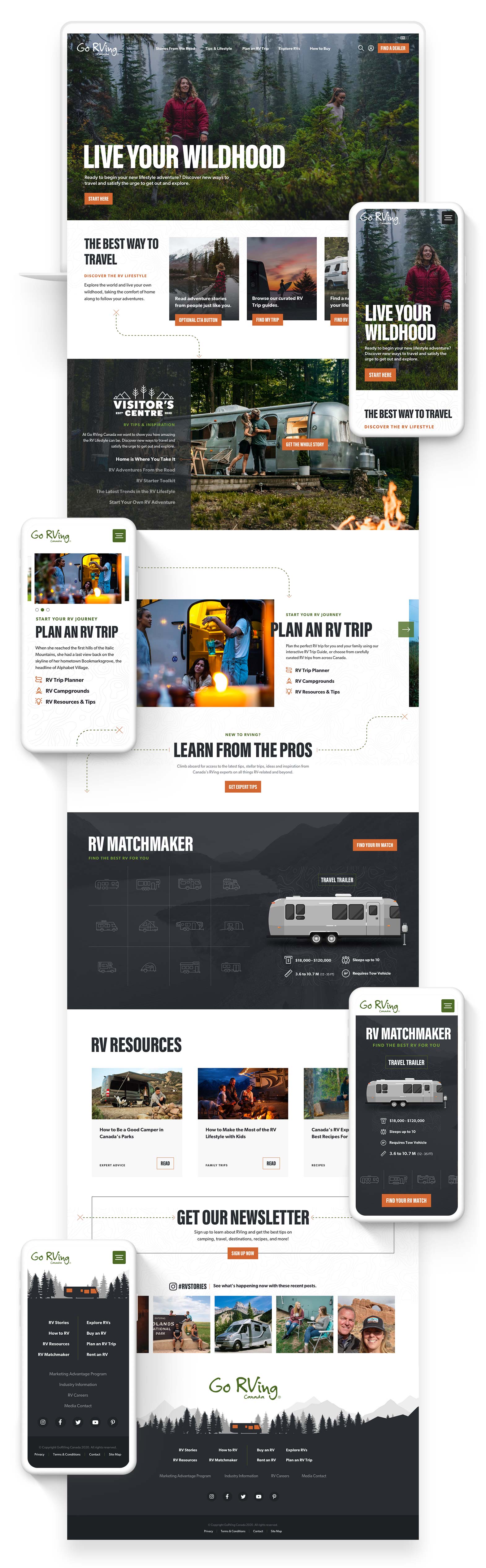 Go RVing Canada Web Design & CMS