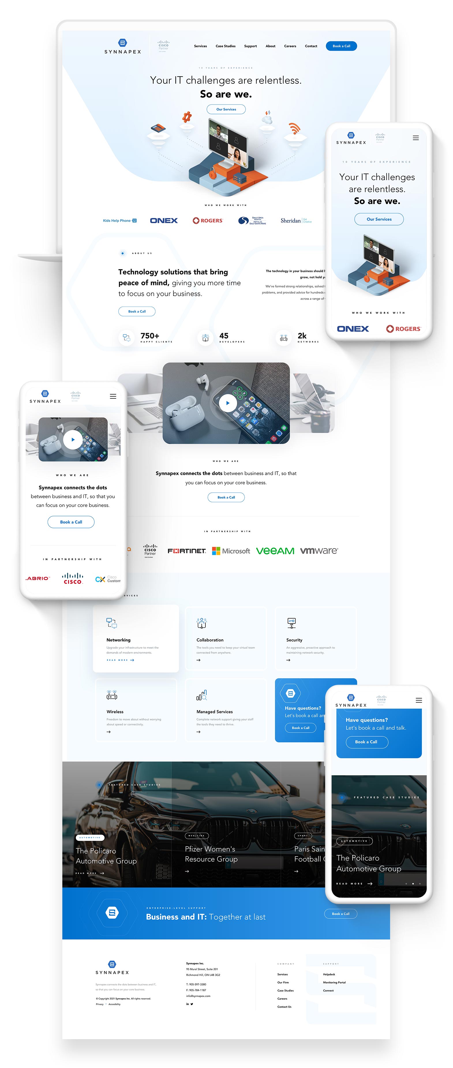 IT Website Design for Synnapex