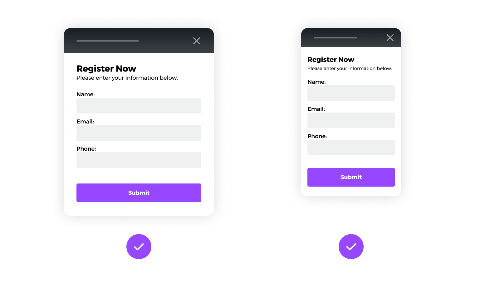 Mobile-Friendly Forms