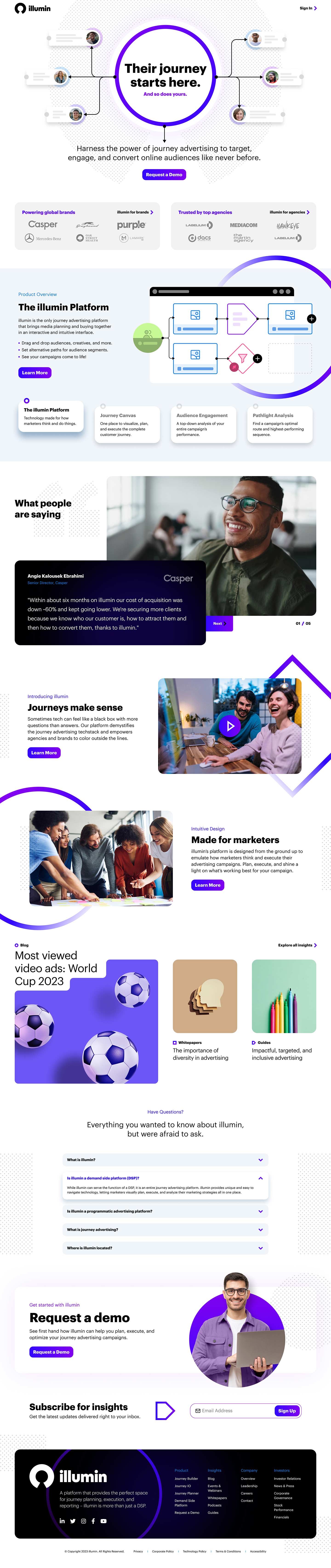 illumin – Custom Website Design for Ad Agencies