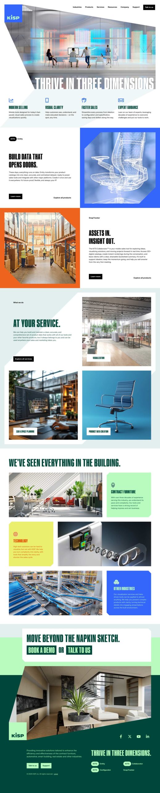 KiSP: Custom WordPress Website Development for AR Company