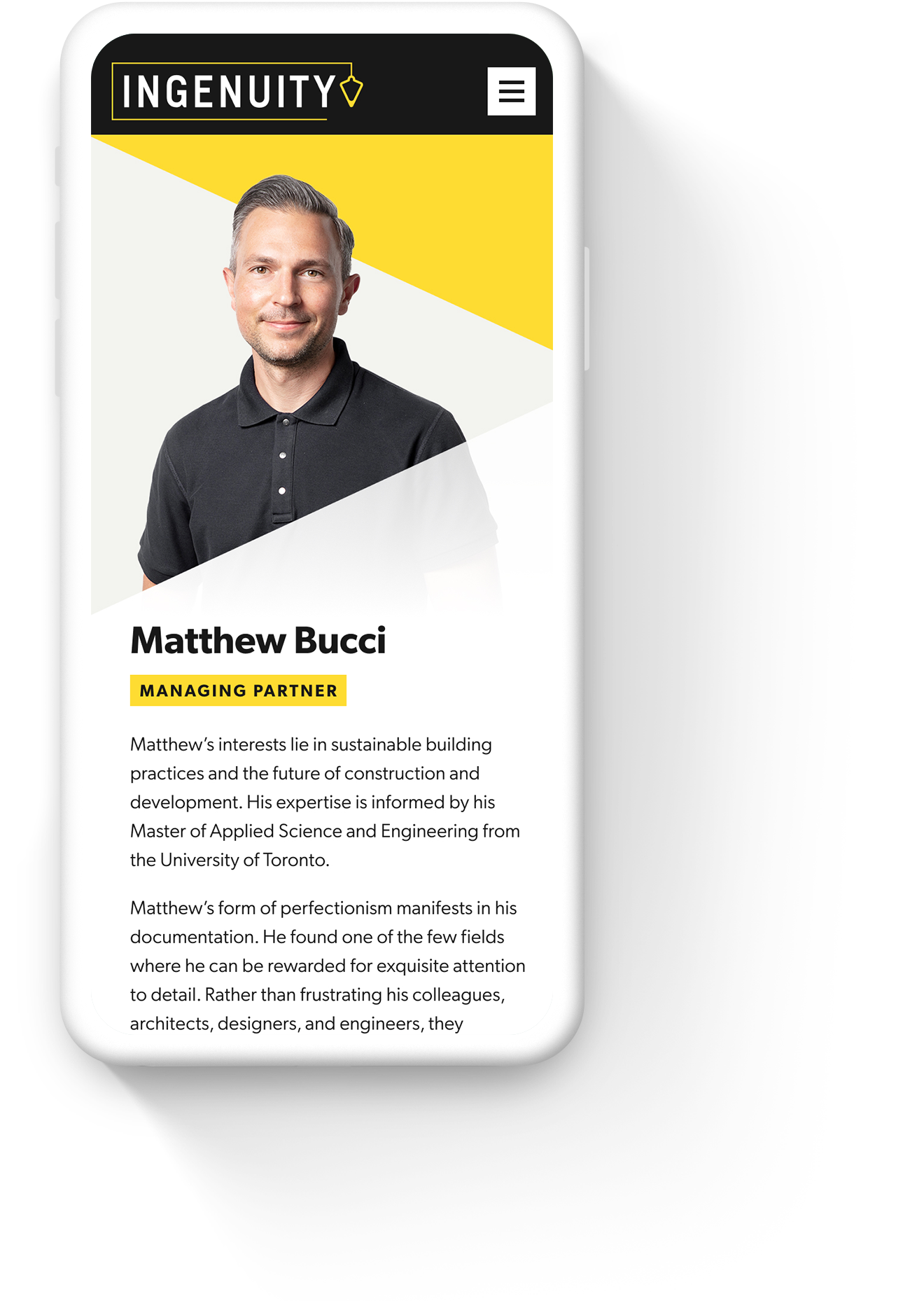 Mobile Website Design for Construction Firms – Ingenuity