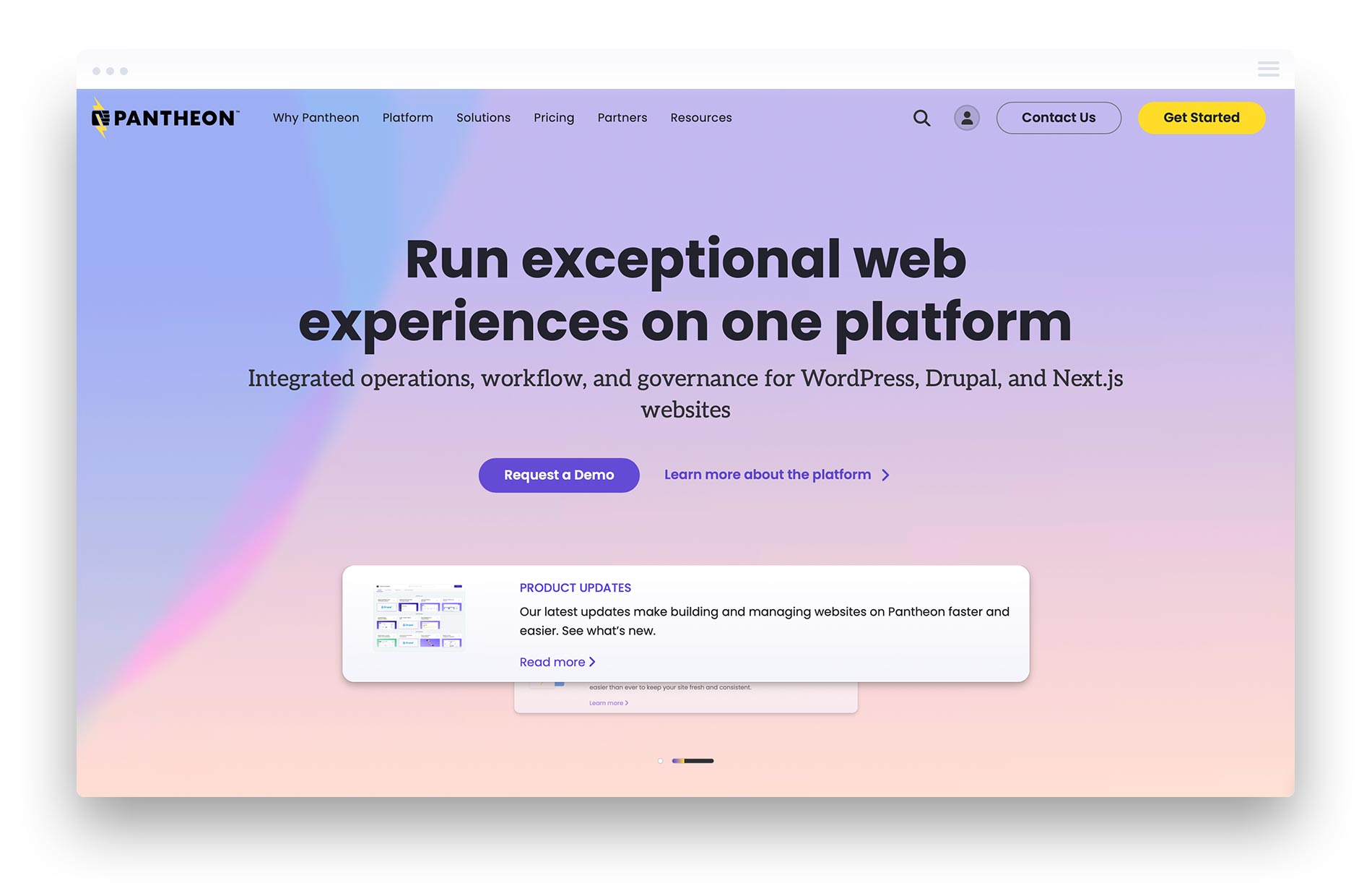 Pantheon Enterprise WordPress Hosting