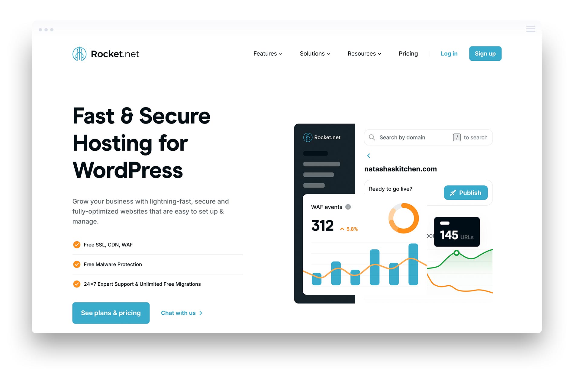 Rocket.net Enterprise WordPress Hosting